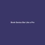 Book Genius Bar Like a Pro