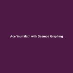 Ace Your Math with Desmos Graphing