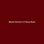 Master Desmos in 5 Easy Steps