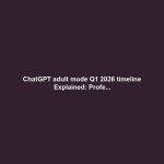 ChatGPT adult mode Q1 2026 timeline Explained: Profe...