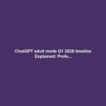 ChatGPT adult mode Q1 2026 timeline Explained: Profe...