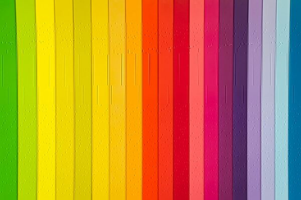 Colorful rainbow striped pattern ideal for creative design projects.
