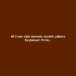 AI Index data dynamic model updates Explained: Profe...