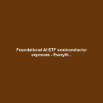Foundational AI ETF semiconductor exposure - Everyth...