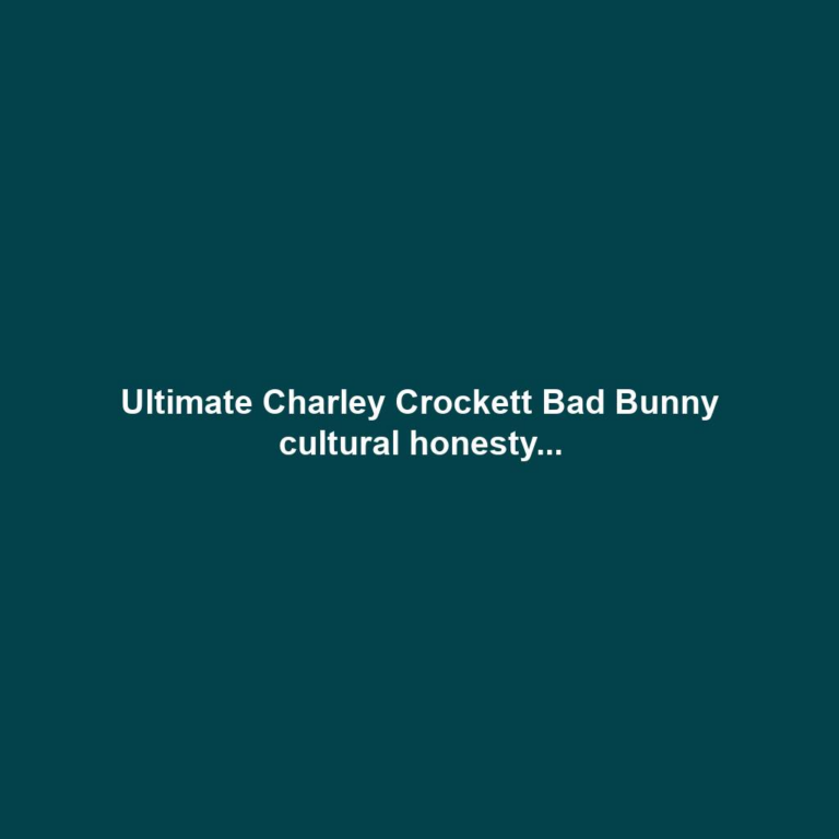 Ultimate Charley Crockett Bad Bunny cultural honesty...