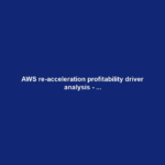 AWS re-acceleration profitability driver analysis - ...