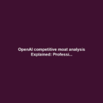 OpenAI competitive moat analysis Explained: Professi...