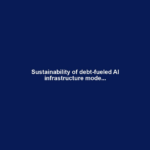 Sustainability of debt-fueled AI infrastructure mode...