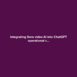 Integrating Sora video AI into ChatGPT operational c...