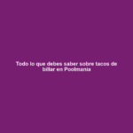 Todo lo que debes saber sobre tacos de billar en Poolmania